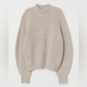H&M cream sweater